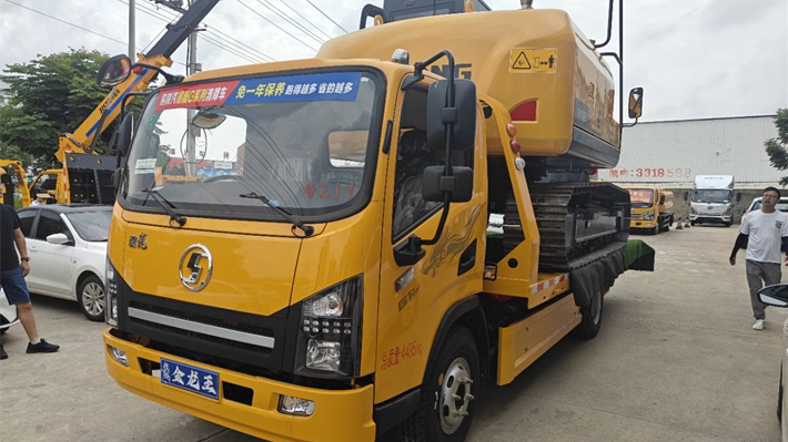 陕汽金龙王10吨蓝牌重载清障车